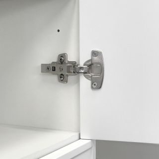 Шкаф-колонна Comforty Мадрид 40 белый матовый