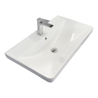 Тумба-умывальник Comforty подвесная Валдай-80П2 белая матовая с раковиной Comforty 4480