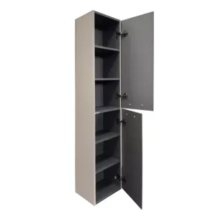 Шкаф-колонна для ванной комнаты Comforty Ангара-35 дуб латте