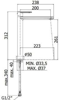 Смеситель для раковины Paffoni Candy CA081CR