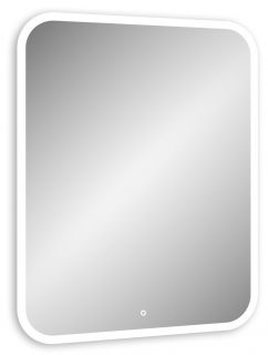 Зеркало с подсветкой Continent Glamour ЗЛП140 с сенсорным выключателем 60см