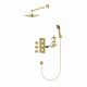 Душевая система Timo Tetra-thermo SX-0179/17SM с термостатом золото матовое