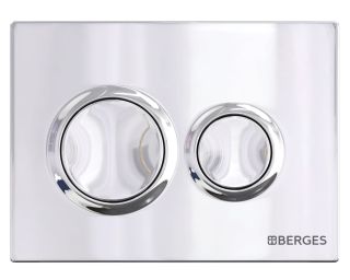 Комплект Berges 043403: инсталляция NOVUM кнопка O3 хром глянцевый унитаз Sigma Rimless сидение дюропласт быстросъём