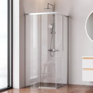 Душевой уголок AM.PM X-Joy  90х90 W94G-403-9090-MT профиль хром