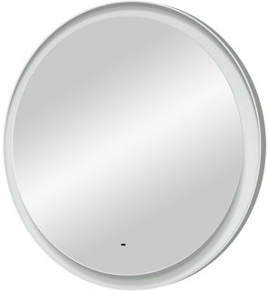 Зеркало с подсветкой Art&Max Napoli 80см белый матовый AM-Nap-800-DS-F-White