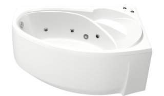 Акриловая ванна Bas Фэнтази 150x88 см правая без гидромассажа