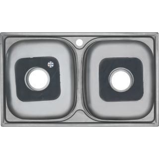 Мойка 8148S Melana 0,6/180 хром с сифоном (040 t *8)