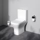 Унитаз напольный AM.PM Gem C908601SC безободковый с сиденьем микролифт белый