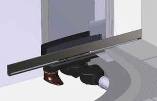 Душевой лоток Berges Wasserhaus Wall 600 091156 с решеткой Хром глянец