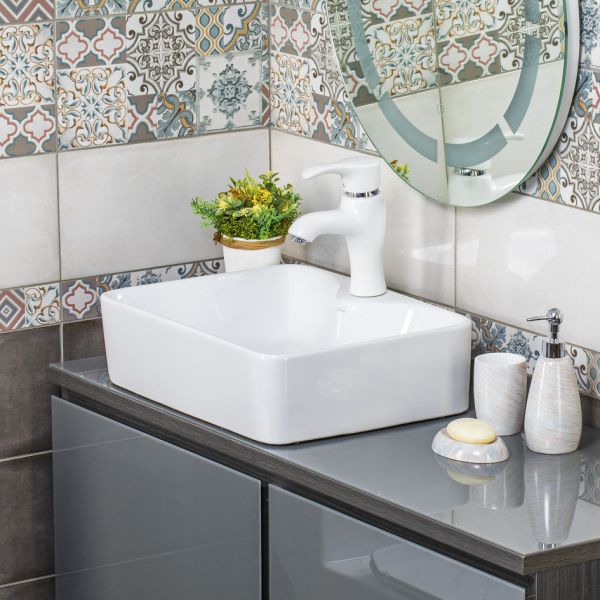 Накладная раковина Melana 7291-805 49см белый