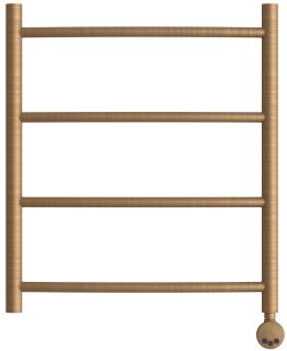 Полотенцесушитель электрический Point Афина PN04156BRE П4 левый/правый 50x60см бронза