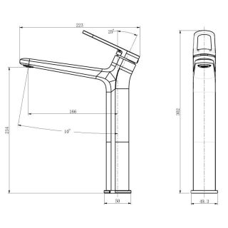 Смеситель для раковины Kohr SUN 1LN130101CP-0000A хром