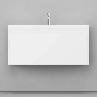 Тумба под раковину подвесная Velvex Klaufs tp.KLA.MAR.100.1Y белый, 100 см