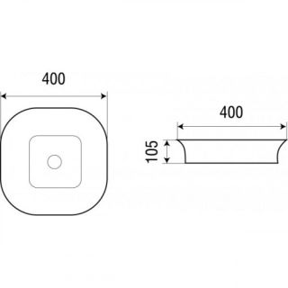 Раковина подвесная WW SK Арт. ELBACH 2245 10000003833