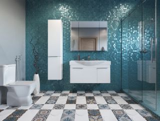 Зеркальный шкаф Акватон Беверли 100см белый 1A237202BV010