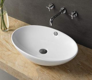 Раковина-чаша CeramaLux D1104 белая 63 см