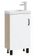 Напольная тумба под раковину Onika Тимбер 104508 45см белый матовый/дуб сонома