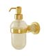 Дозатор для жидкого мыла Boheme Murano 10912-W-G золото/белый