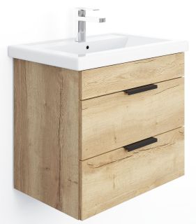 Подвесная тумба под раковину Onika Легран 105031 50см дуб галифакс