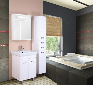 Напольная тумба под раковину Onika Балтика-Квадро 106035 60см белый