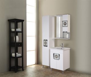 Напольная тумба под раковину Onika Флорена-Квадро 106050 60см белый