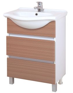 Напольная тумба под раковину Onika Элита 106122 60см коричневый штрокс