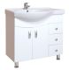 Напольная тумба под раковину Onika Эльбрус 108202 крыло справа 82см белый