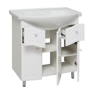 Тумба под раковину Runo  (под умывальник Элеганс 75) Милано 75 (УТ000002088)