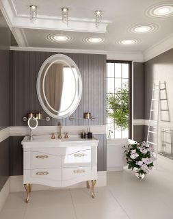 Напольная тумба под раковину Onika Адель 110507 105см  белый