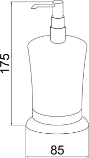 Дозатор Boheme Imperiale золото 10410