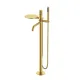 Напольный смеситель для ванны Boheme Stick Spirale 129-MG.4 золото матовое