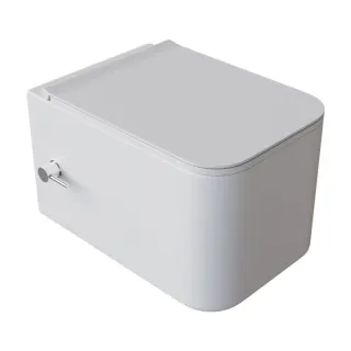 Подвесной унитаз Boheme Mane 970-SET-2-MW безободковый с функцией биде белый матовый