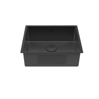 Кухонная мойка Lemark Olanga 540 9932128 чёрный матовый