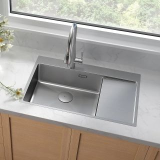 Кухонная мойка Lemark Kezadra 780L 9937149 сталь