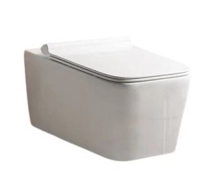 Унитаз подвесной Ceruttispa Viola Aria Tornado CT10583 безободковый со смывом торнадо белый