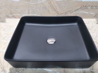 Раковина CeramaLux 7050KMB черная 51 см