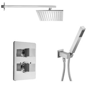 Душевой комплект Paini Grazia 21CRSET26911THSH с термостатом хром