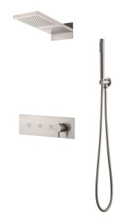 Душевой комплект Boheme Fusion 130-NB брашированный никель