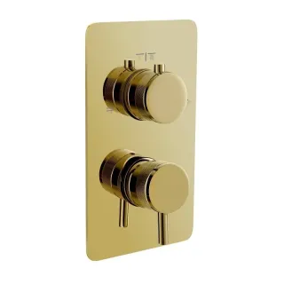Встраиваемый смеситель для душа Boheme Cell 135-3-G 3-х проходной золото