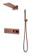 Душевой комплект Boheme Fusion 131-BRB с термостатом брашированная бронза