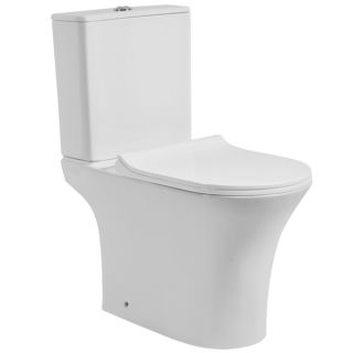 Унитаз-компакт Orange C01-000W безободковый, сиденье с микролифтом