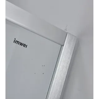 Душевой уголок Timo Imwei YL-9001C 90x90 см с поддоном профиль серебристый стекло прозрачное