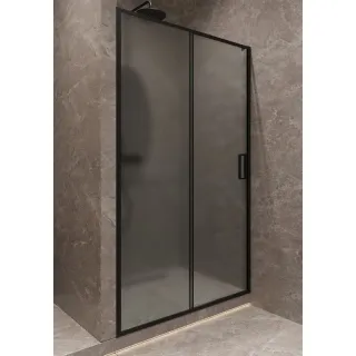 Душевая дверь в нишу Timo T02 120 см чёрный