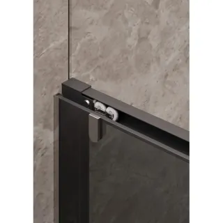 Душевая дверь в нишу Timo T05 150 см чёрный