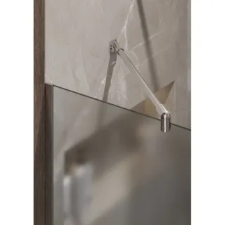 Душевая перегородка Timo T12 120 см хром