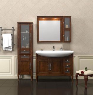 Шкаф-колонна Opadiris Мираж 45 L 00-00000053 Светлый орех