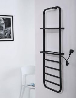 Полотенцесушитель электрический Black&White Universe 337BN черный