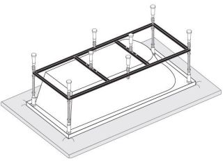 Каркас для ванны VagnerPlast VPK18090 180x90см