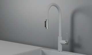 Смеситель для кухни Granula 8168, БАЗАЛЬТ базальт