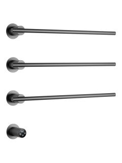 Полотенцесушитель электрический встраиваемый Wonzon & Woghand Dortmund WW-A363-GM 58x55 см с внутренней частью тёмный графит